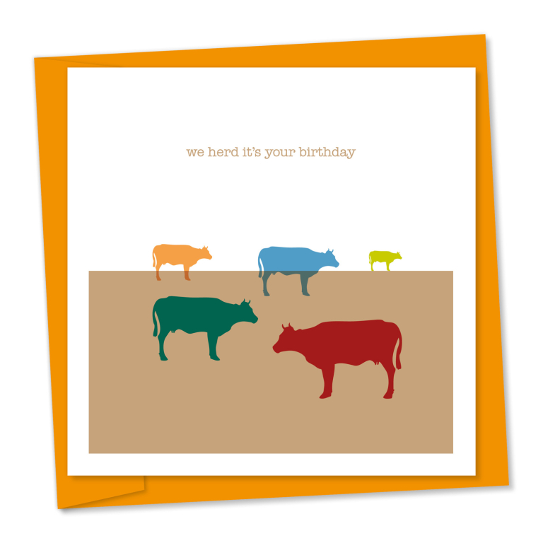We herd it’s your birthday | Funny birthday card