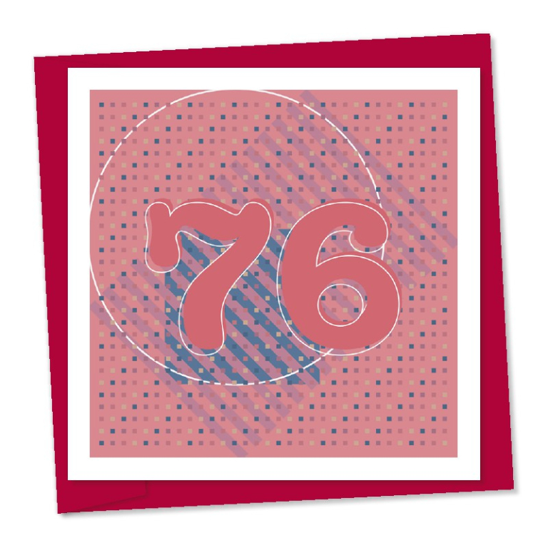 76th birthday – code 76a