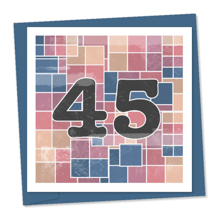45th birthday – code 45a
