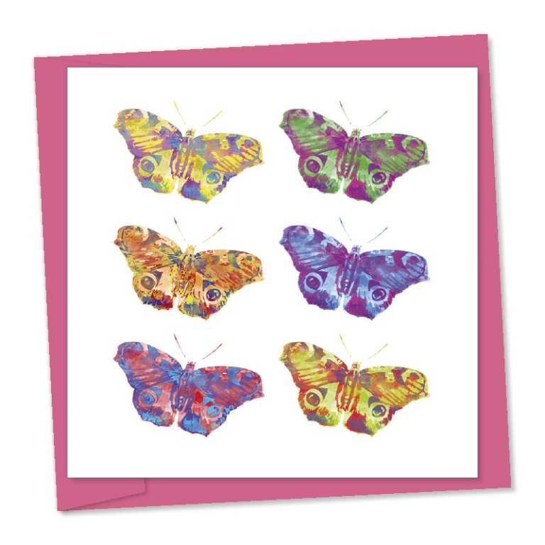 butterflies x 6 different colours – code 648