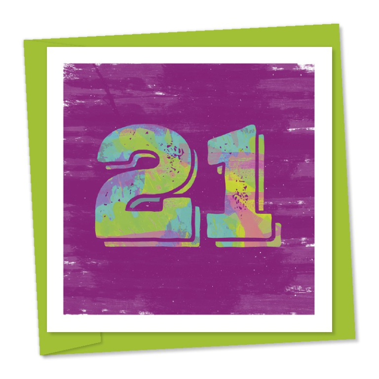 21st birthday – code 21b