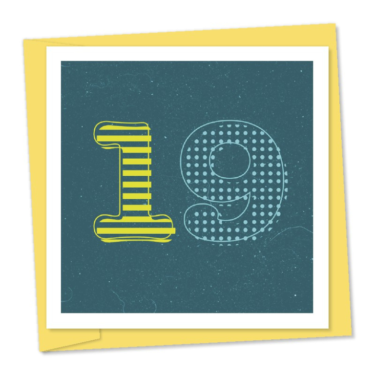 19th birthday – code 19a