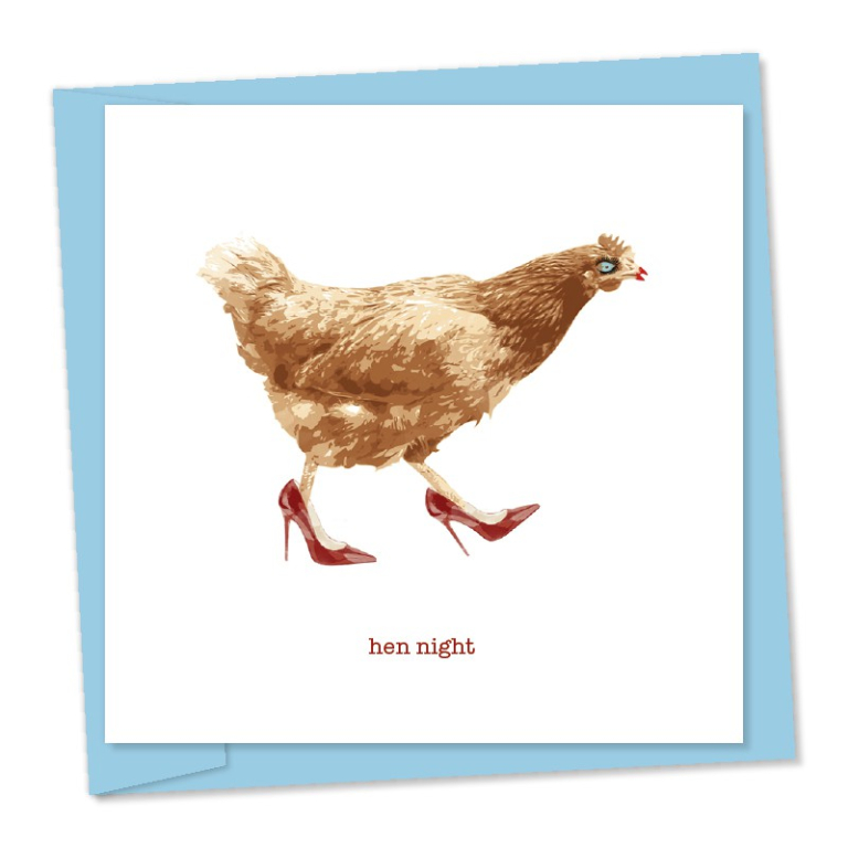 hen night, chicken in high heeled shoes – code 245b