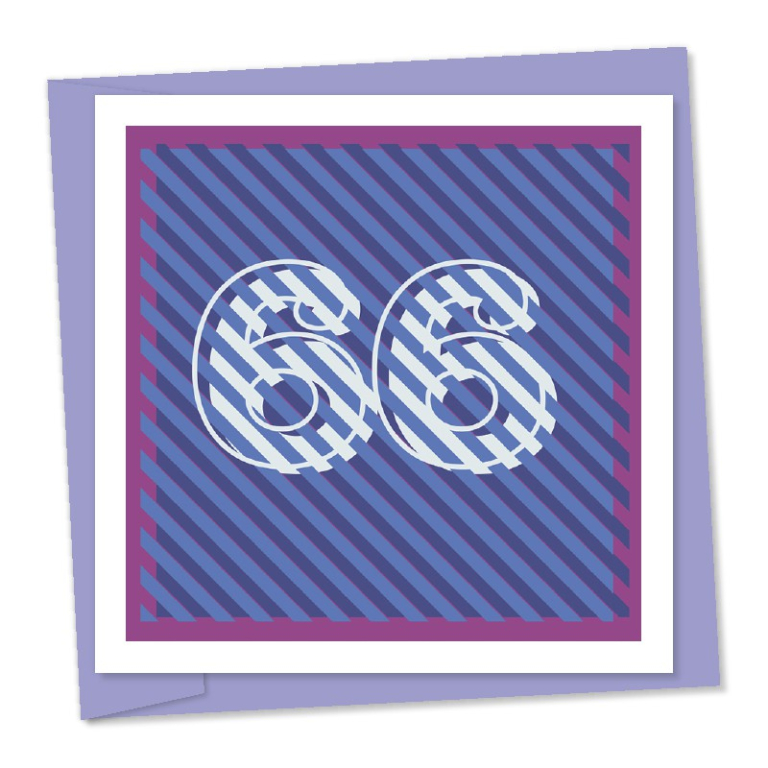 66th birthday – code 66a