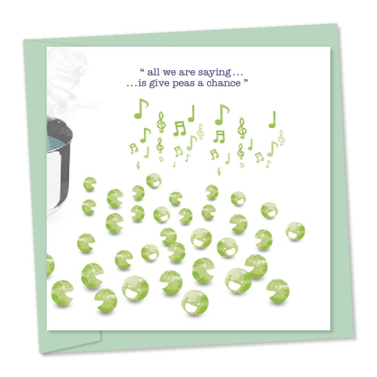 all we are saying is give peas a chance – code 256