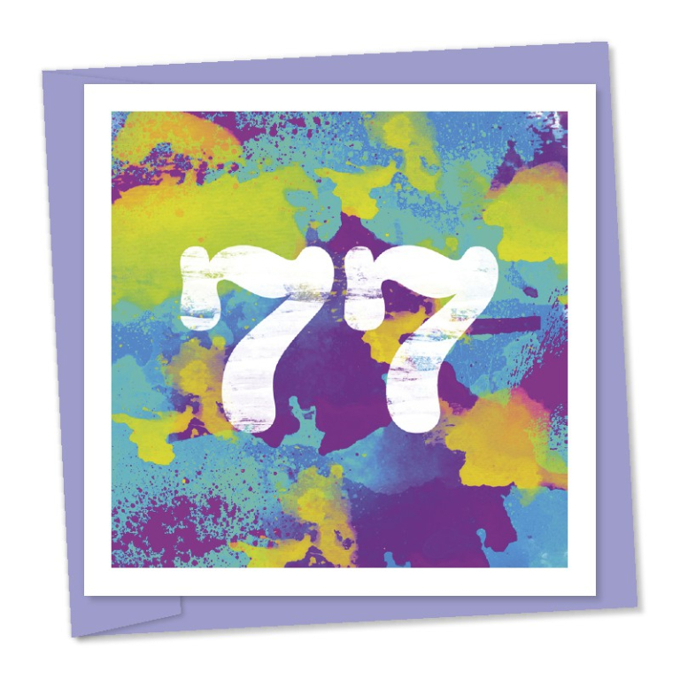77th birthday – code 77a