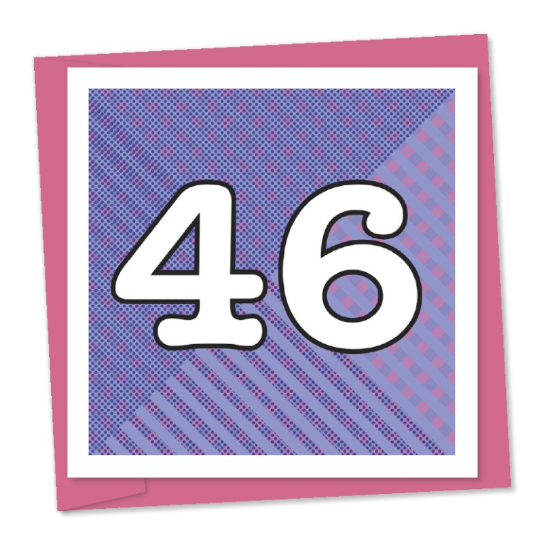 46th birthday – code 46a