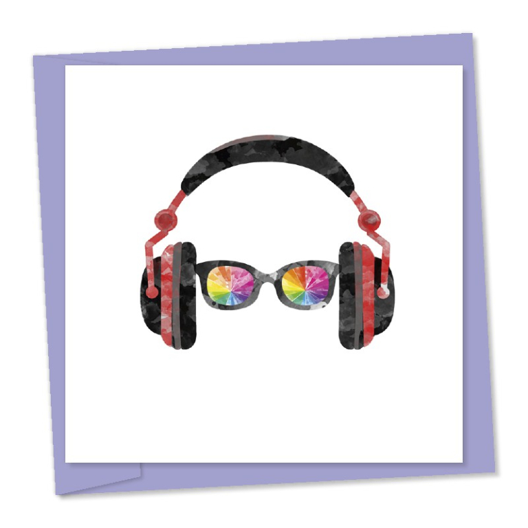 headphones and sunglasses – code 661
