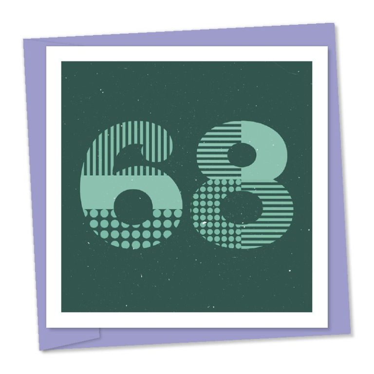 68th birthday – code 68a