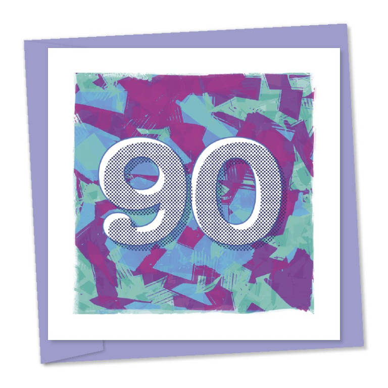90th birthday – code 90a