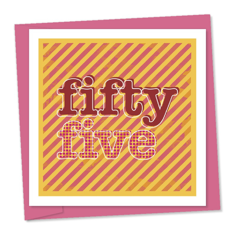 55th birthday – code 55b