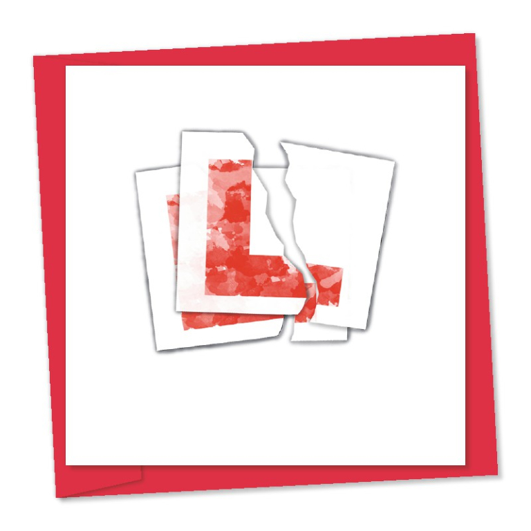 Driving test L plates / just got married – code 621