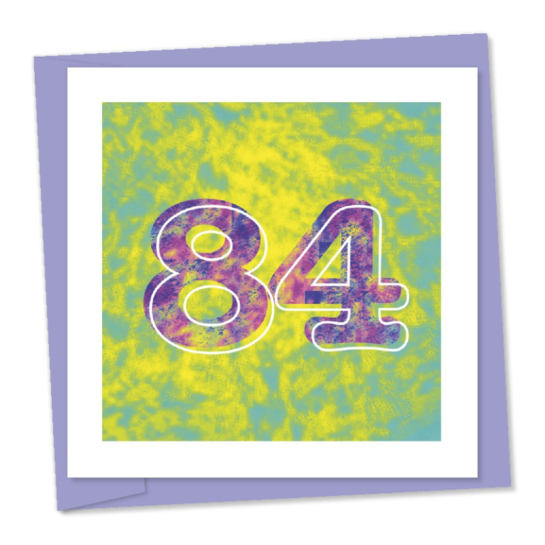 84th birthday – code 84a