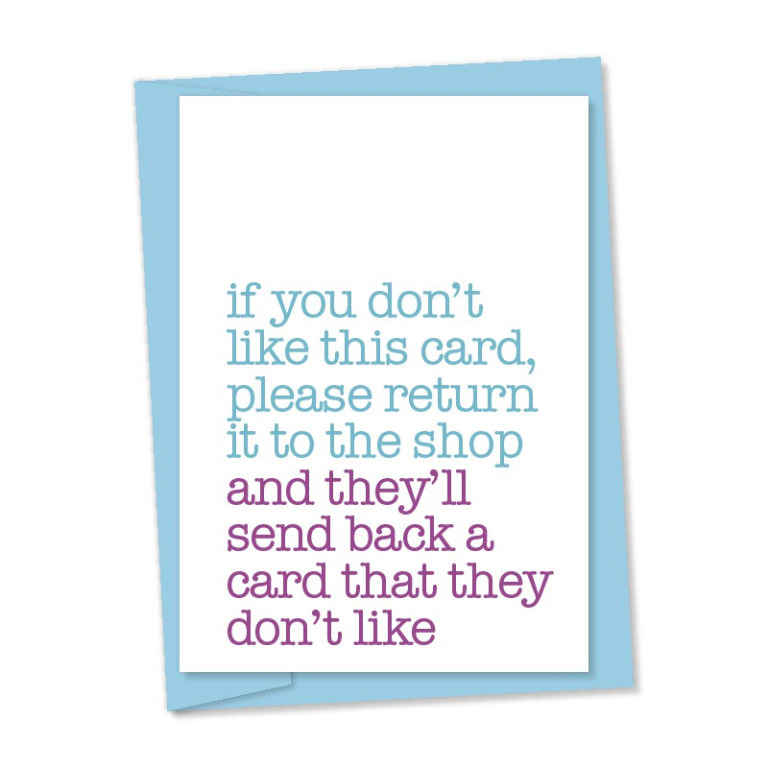 If you don't like this card – code 229b
