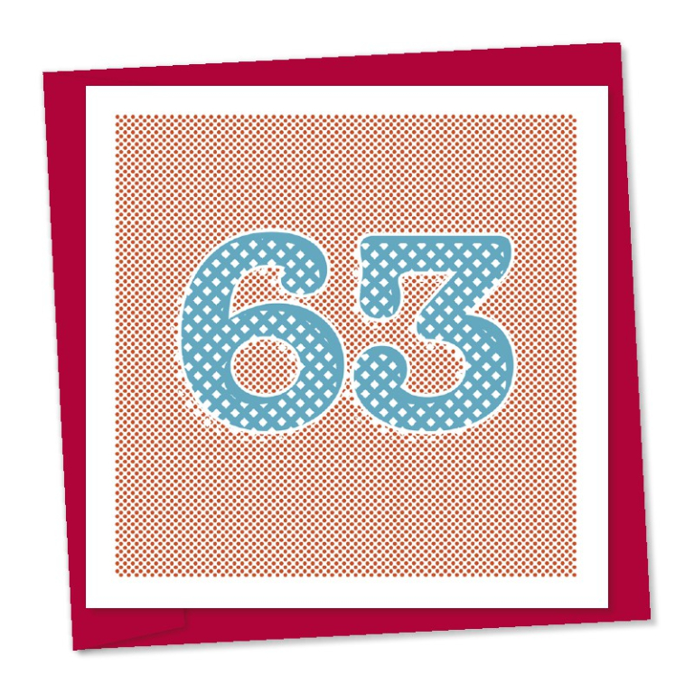 63rd birthday – code 63a