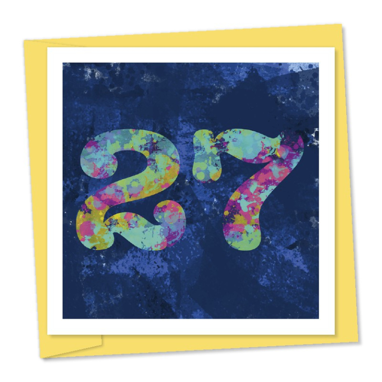 27th birthday – code 27a