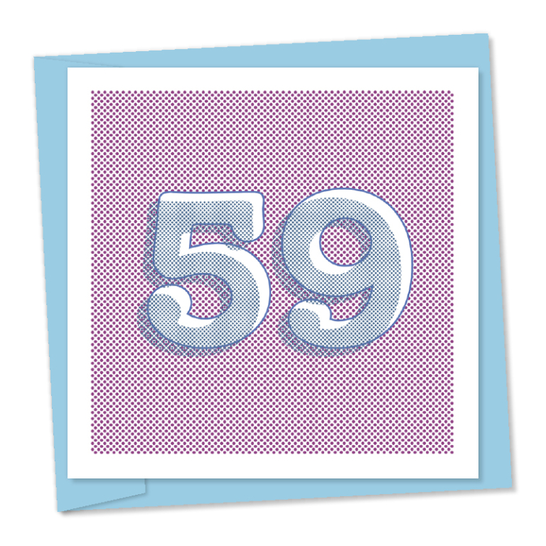 59th birthday | Birthday card