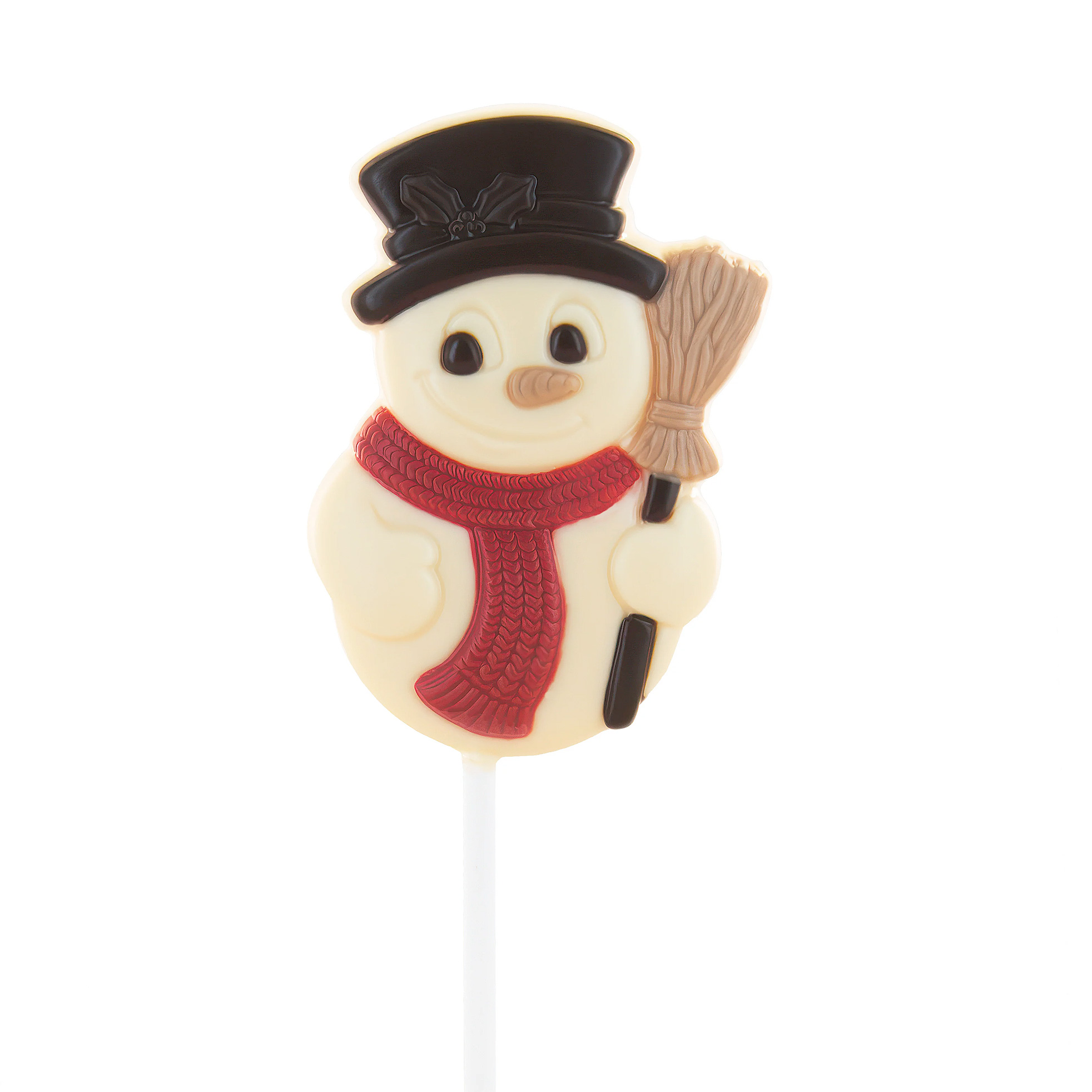 Snowman Lollipop (White/Milk) 25g
