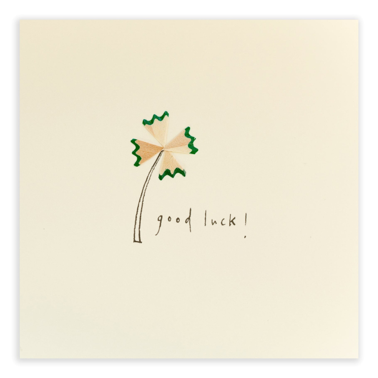 Good Luck Four Leaf Clover | Good luck card