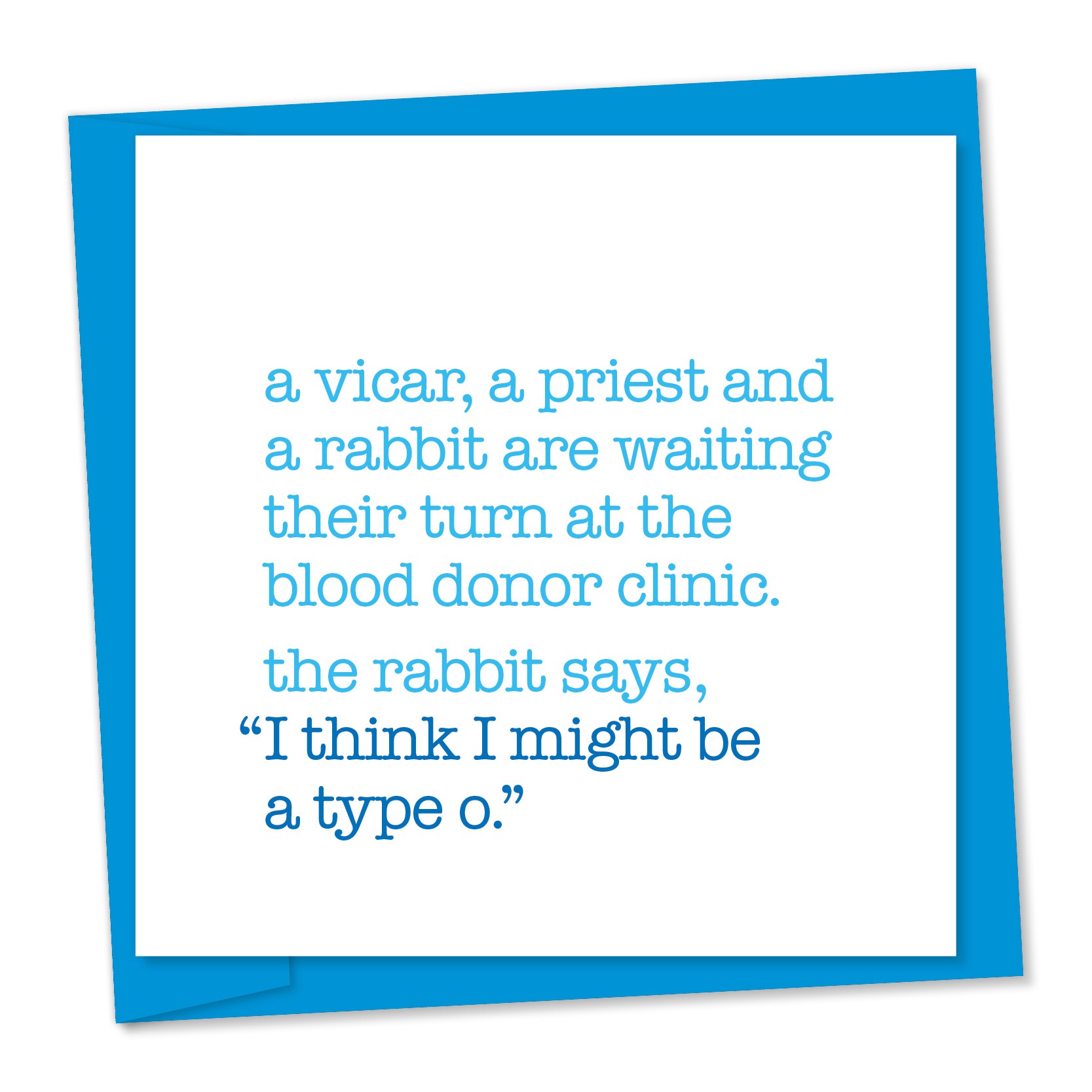 Vicar, Priest and a Rabbit – code h2147