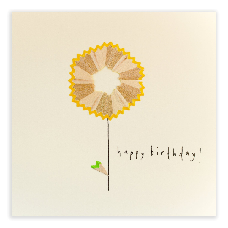 Flower Yellow | Birthday card