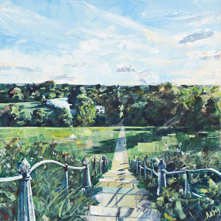 Hill View 50cm print by Nadia Day