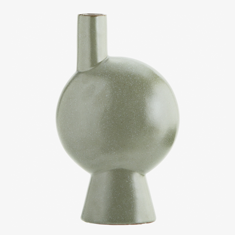 Stoneware Vase - Green