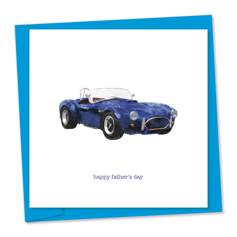 AC Cobra blue - happy father's day – code 740
