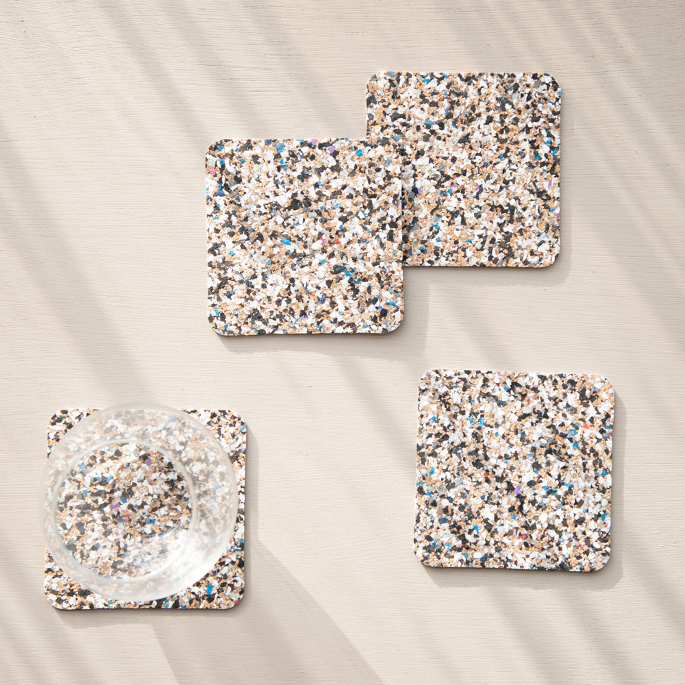 Beach Clean Coasters | Square, Set of 4 - Image 2