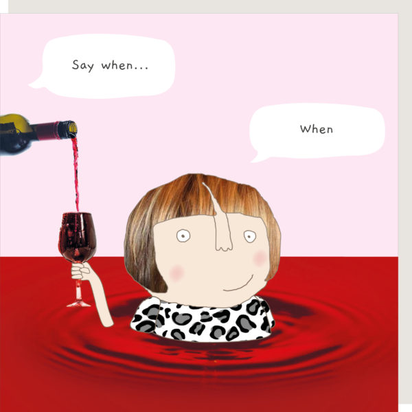 Wine When | Funny greeting card