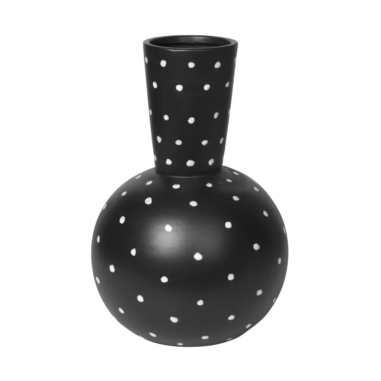 Bella Ceramic Vase - Black II