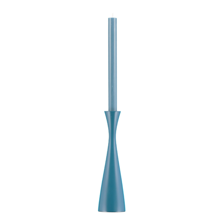 Tall Petrol Blue Candleholder