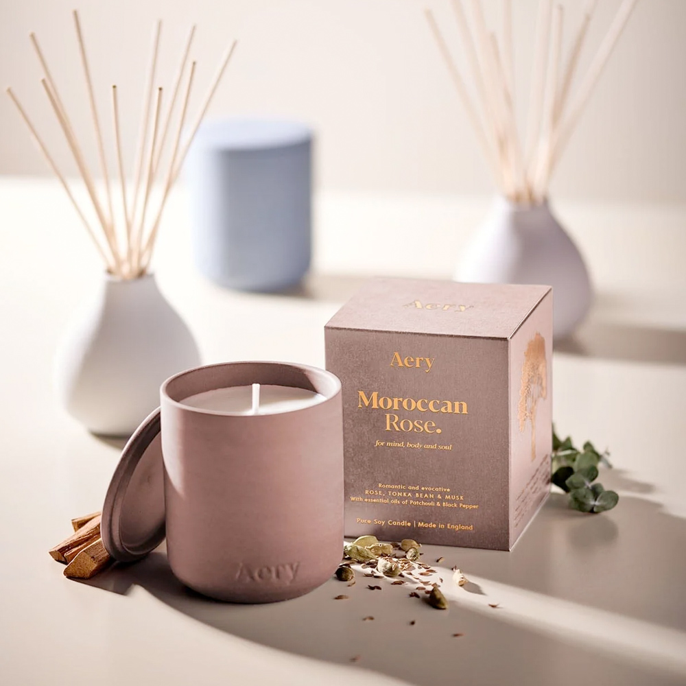 Moroccan Rose Scented Candle