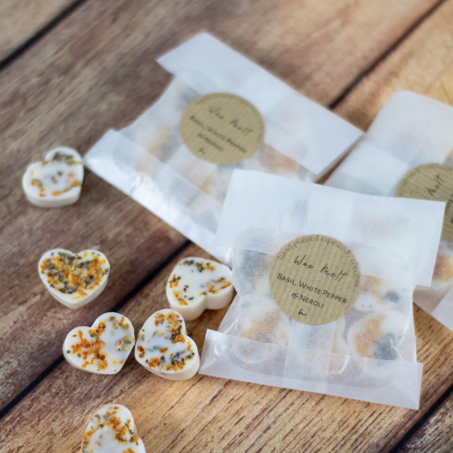 Basil & Neroli – Coconut & Rapeseed Wax Melts