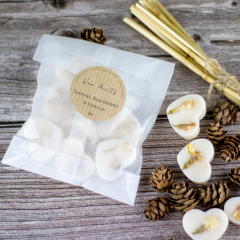 Jasmine, Blackberry & Vanilla – Coconut & Rapeseed Wax Melts (8 pc)