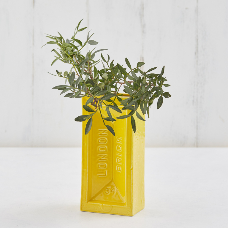 London Brick Vase - Yellow