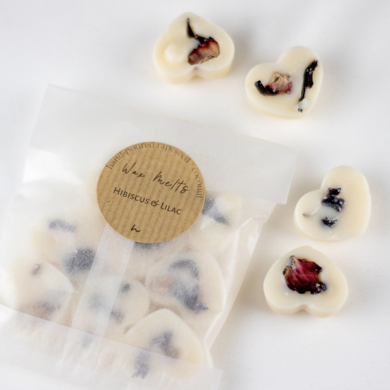 Hibiscus & Lilac – Coconut & Rapeseed Wax Melts (8 pc)