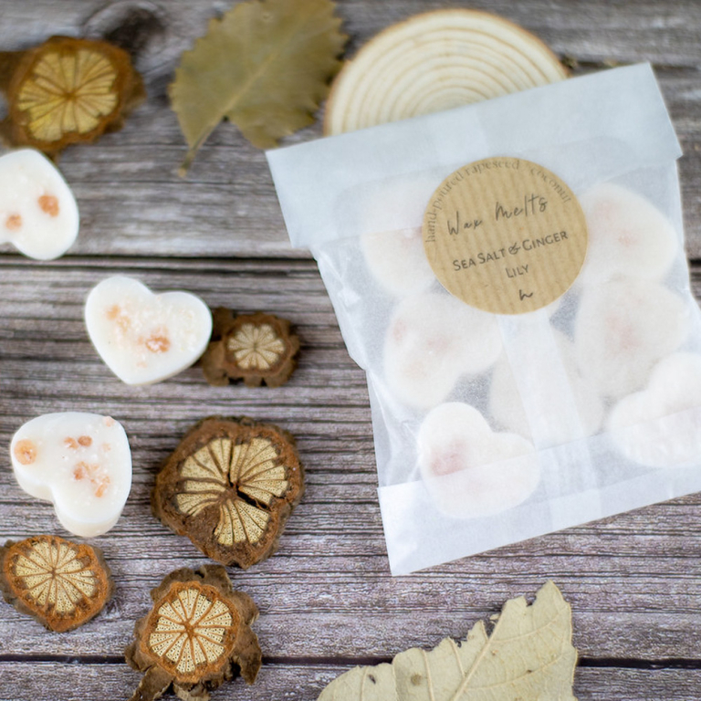 Sea Salt & Ginger Lily – Coconut & Rapeseed Wax Melts