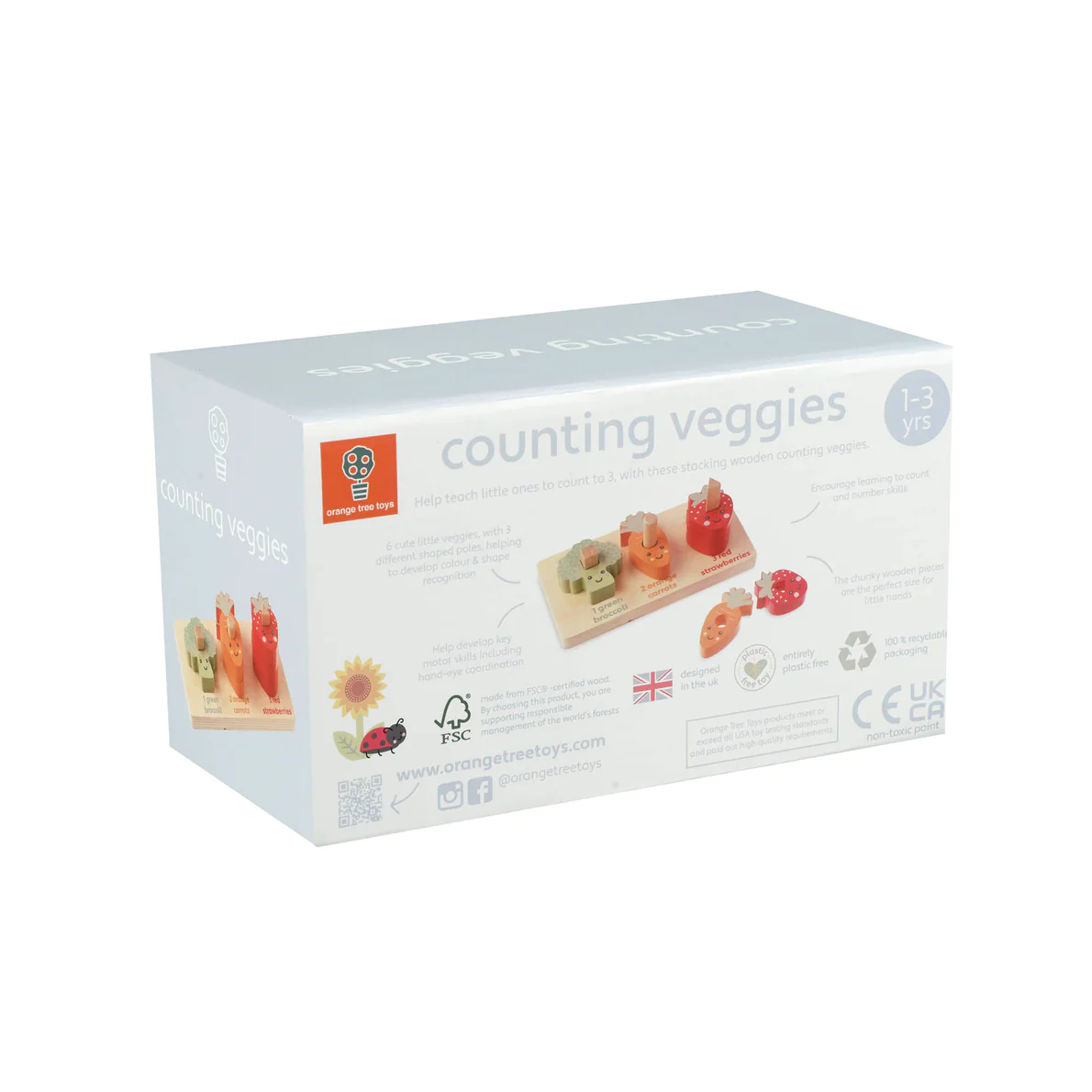 Counting Veggies packaging back