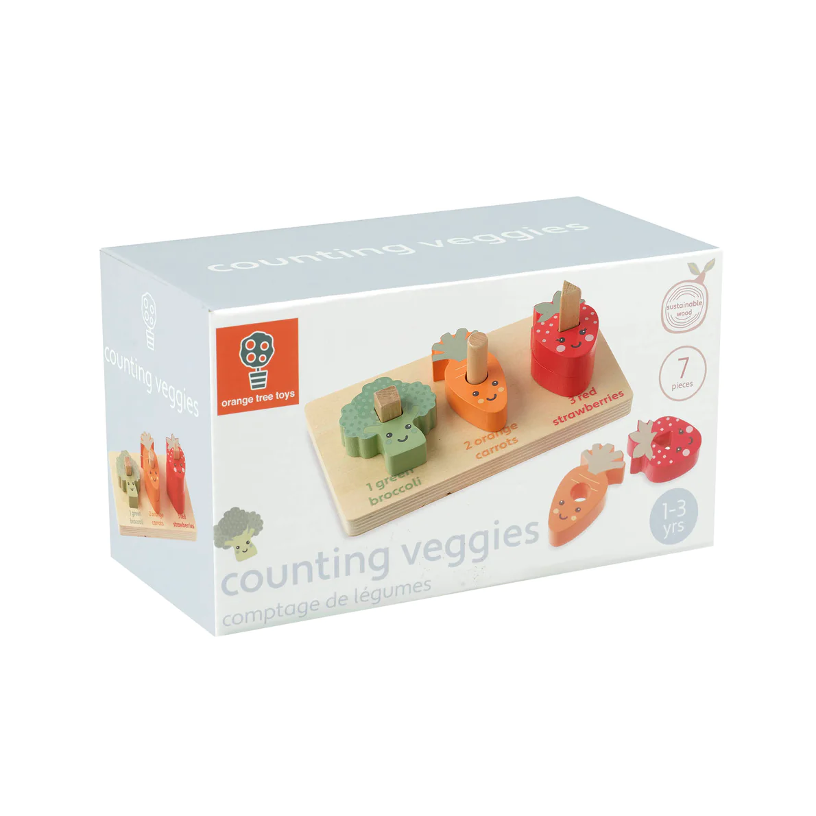 Counting Veggies packaging front
