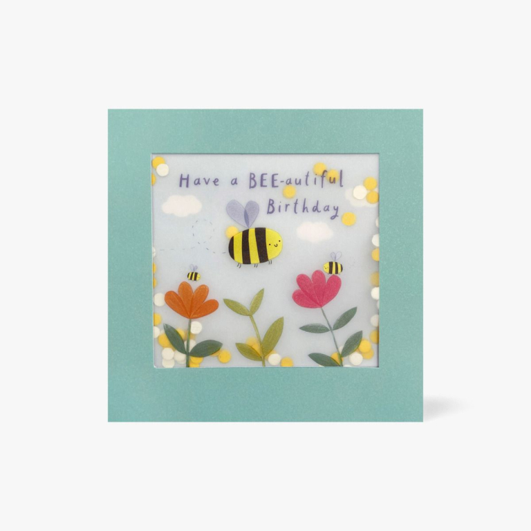 Bee-autiful Birthday – Paper Shakies | Birthday card