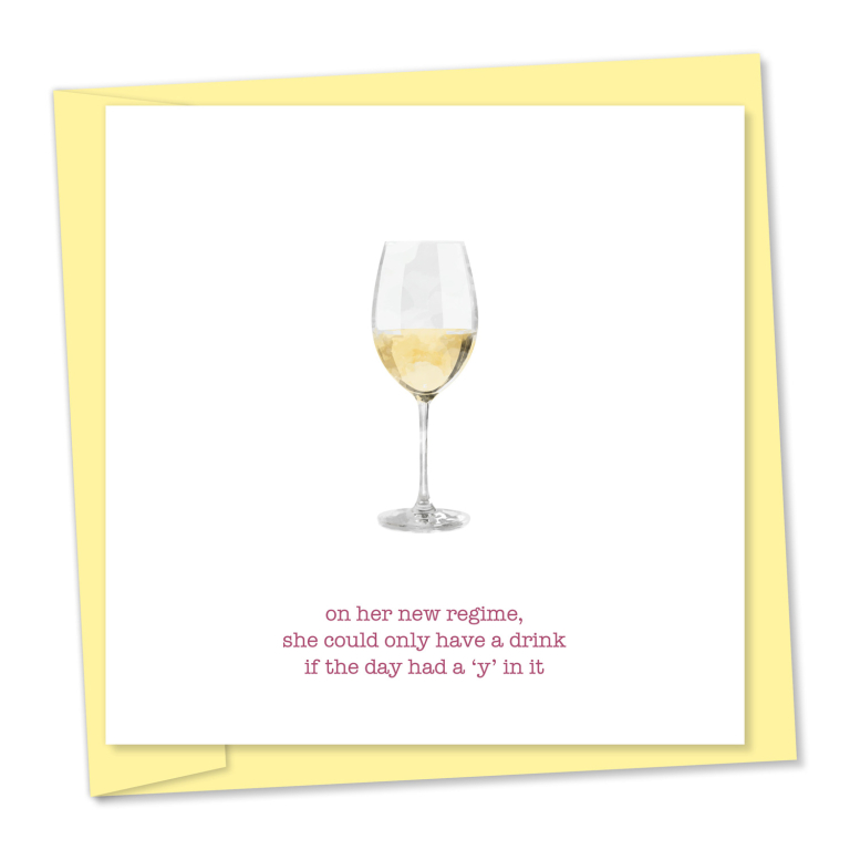 Her new regime | Funny greetings card