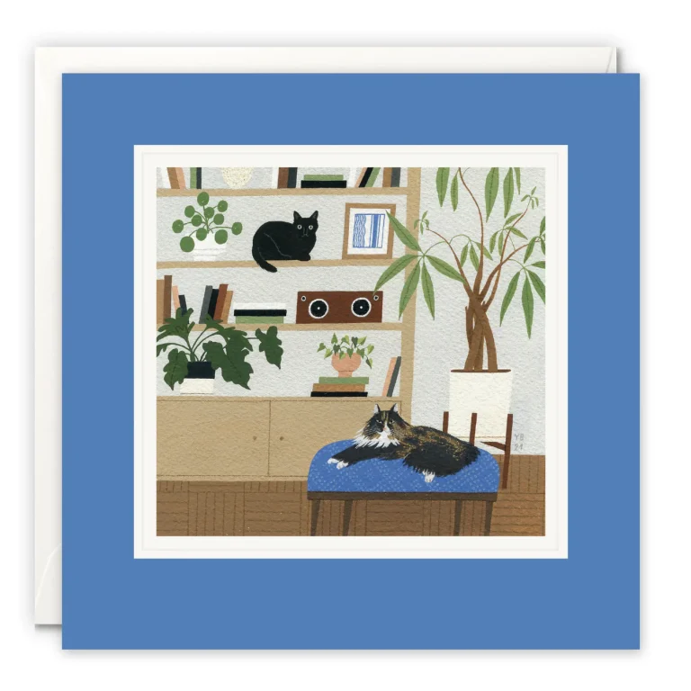 Cats at Home Paintworks | Greeting card