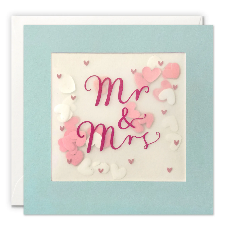 Mr & Mrs Paper Shakies Card
