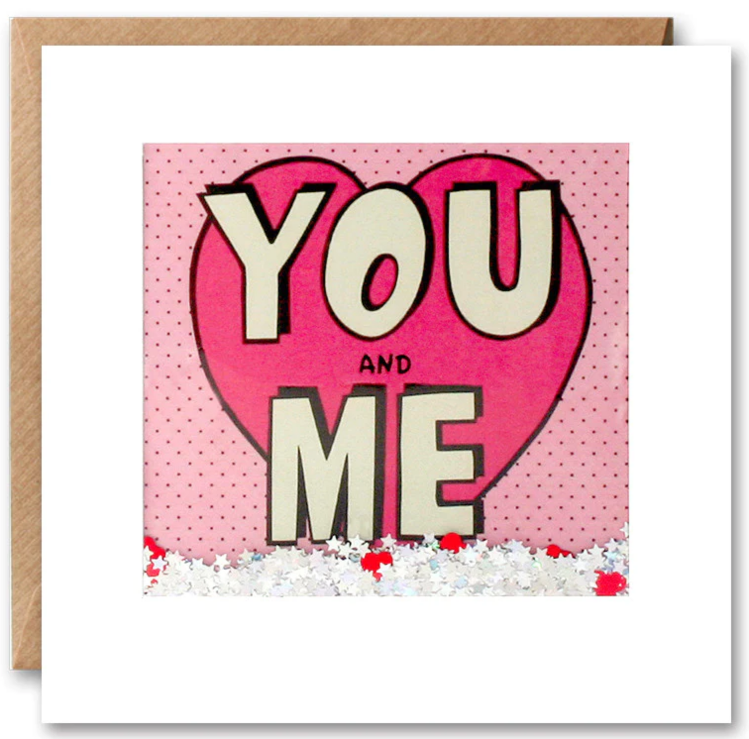 You and Me Kapow Shakies Card