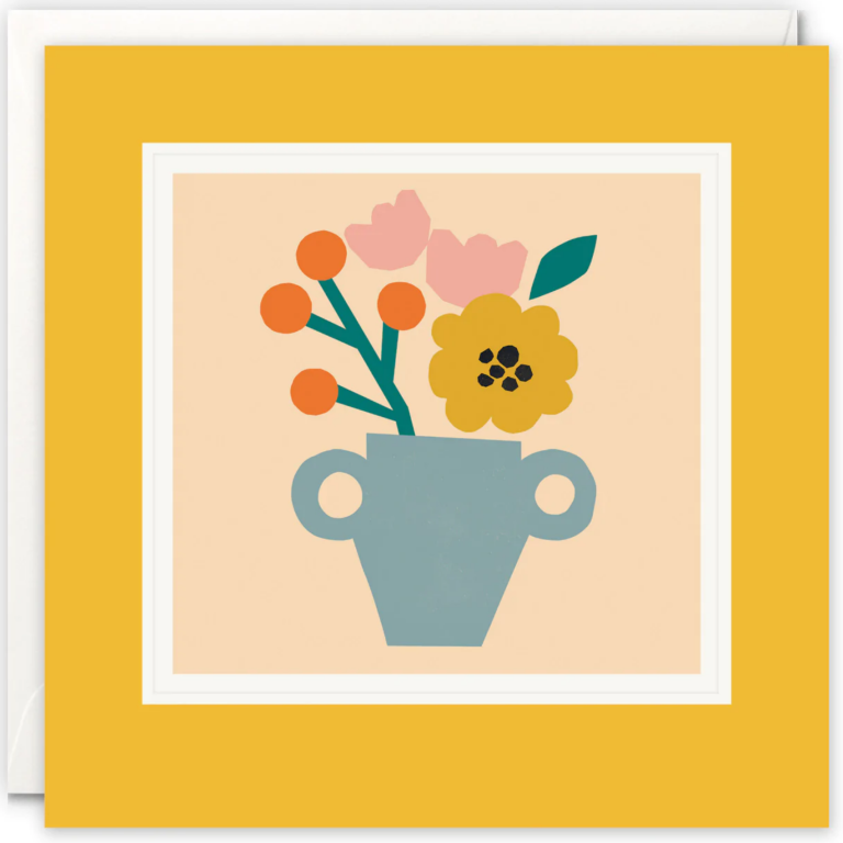 Blue Vase Paintworks Card