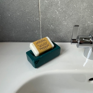 Teal-soap-dish-white-soap