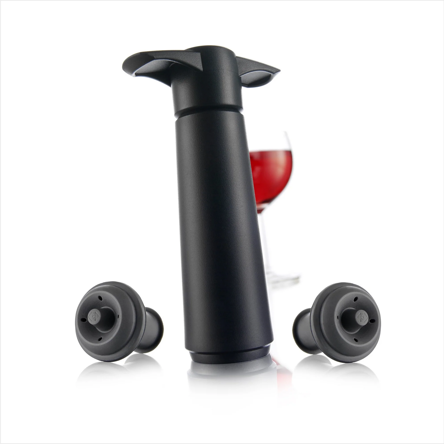 Vacu Vin Wine Saver Black (2 Stoppers & 1 Pump)