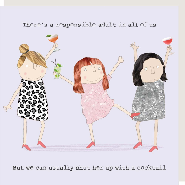 Responsible Girl | Funny friendship card