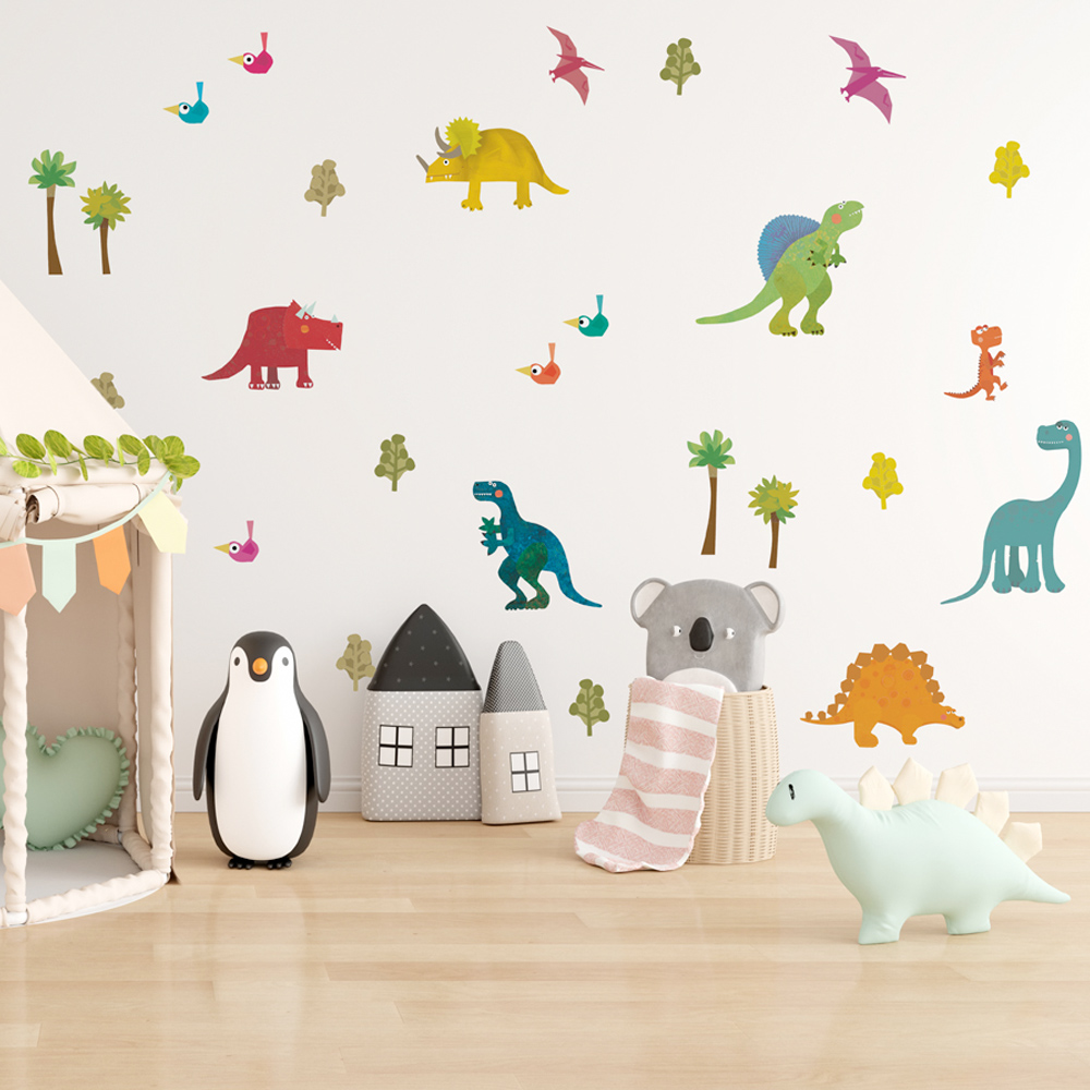 Friendly Dinosaurs Wall Sticker Pack